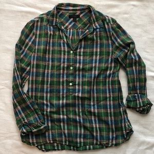 J Crew plaid button down
